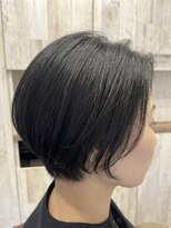 ハルジュヘアーリゾート(haruju HairResort) 【大人ハンサム】黒髪でも垢抜ける・骨格補正 ショート