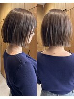 ロット 横浜(lot)&nbsp;ナチュラルショート×ミルクベージュ×髪質改善×横浜