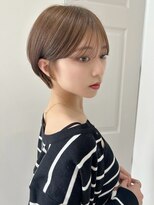 全席個室美容室 Zina津田沼 髪質改善/縮毛矯正【ジーナ】&nbsp;髪質改善　小顔魅せショートウェットヘア【Zina津田沼】