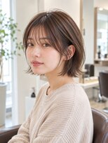 ライクバイコトナ 越谷(RIKE by kotona)&nbsp;ショートボブ髪型20代30代40代50代前髪あり前髪なし面長丸顔越谷