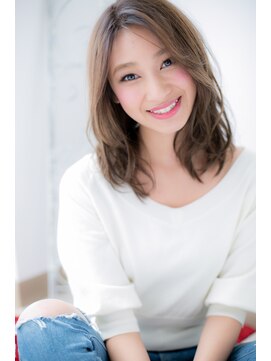 ドクターズサロン LAB 小山店 【Lab小山】センターパート大人かわいいセミディa