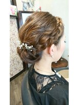 ヘアメイクライン(hair make LINE)&nbsp;編み込みアレンジ