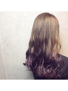 ヘアサロンエムフィス 池袋東口(HAIR SALON M Fe's) 外ハネボブ/アッシユブラウン/ネオウルフ/デザインカラー