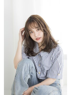 トティア 堀江(Totia) 【Totia堀江】くすみカラー×ゆるふわカール