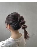 玉ねぎヘアアレンジ