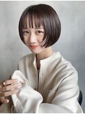 前上がりボブ_チョコレートプリカール大人ガーリー_9247