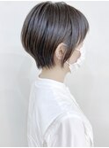 【morio成増/ムラマツ】アッシュ耳かけショートボブ大人かわいい