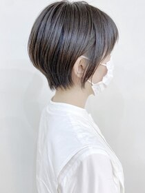 モリオ フロム ロンドン 成増店 【morio成増/ムラマツ】アッシュ耳かけショートボブ大人かわいい