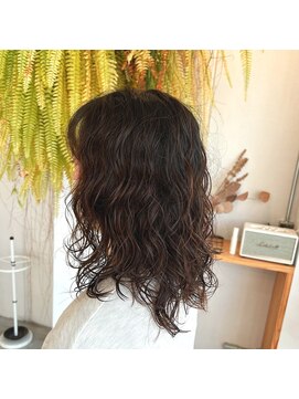 アクセヘアー 町田(acce hair) ミディアムレイヤーウェーブ