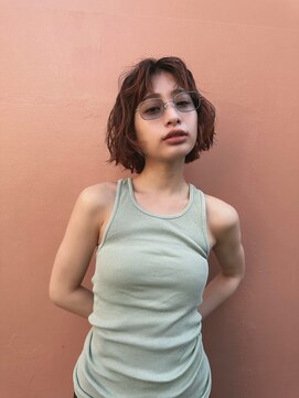 ヒュージ 三軒茶屋(huge) ボブパーマ/くるくるパーマ/スパイラルパーマ/ダークアッシュ