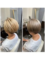 ムーブ(Moob)&nbsp;透明感艶感◎ホワイトベージュカラー×髪質改善カラー【別府】