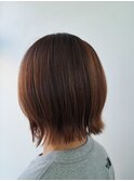 切りっぱなしボブ