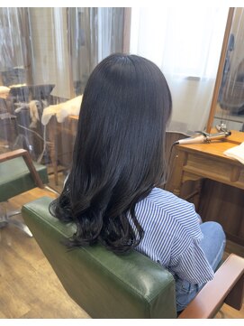 アンダーバーホワイトモデ 河内長野(_WHITE mode) ※大人暗髪ダークグレージュ透明感カラー