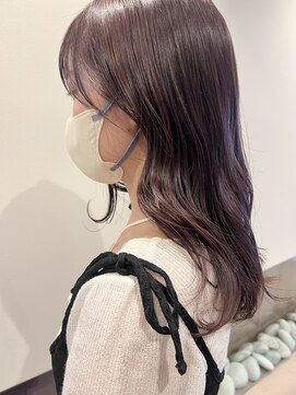 トリコ ショップアンドヘアサロン(tricot shop hair salon) 透明感たっぷりラベンダーカラー