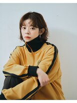 リトル ひたちなか(little)&nbsp;切りっぱなしボブ×前髪パーマ