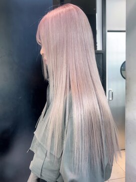 アイティーバイアルバム 八王子店(IT by ALBUM) 美髪エモージュブルーシルバーニュアンスカラー_ba487291