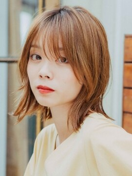 アカサ(A.casa) 切りっぱなし外ハネボブ/20代/30代/40代/50代/西阿知/イオン倉敷