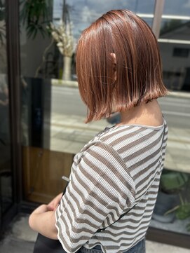 ムニ(MUNI) ミニボブ×暖色系カラー!