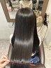２回目以降の方【美髪縮毛矯正】酸性ストレート+カラー+tr￥23000