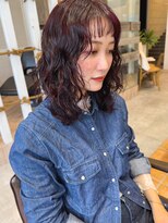 ルチア ヘア ステラ 京都店(Lucia hair stella)&nbsp;顔周りウルフレイヤー/パーマスタイル/学割U24/京都/河原町