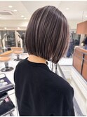 ハイライトバレイヤージュダブルカラーケアブリーチ20代30代