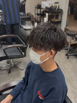 ウォルク(WOLK) 2ヶ月後の波巻きパーマ