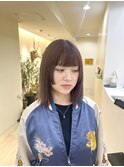 くすみラベンダーブラウン