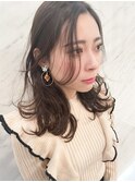 ● THOiRY女性らしい柔らかヘア似合わせ小顔ゆる巻きロング