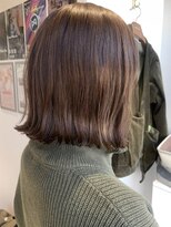 ルサロンニイマル(Le Salon 二○)&nbsp;【流音】ボブ/外ハネボブ/切りっぱなし/大人/アッシュブラウン