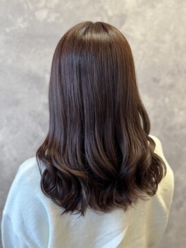 ザ ラブズ ラフズ ヘアー 本店(the loves laughs hair) 愛され美髪/ピンクブラウン/ミディアムスタイル