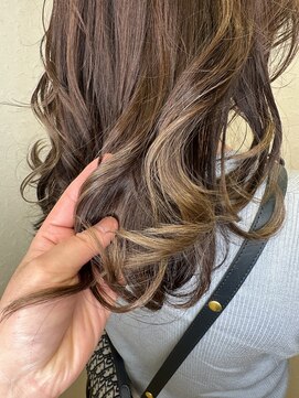 松本平太郎美容室 銀座本店 イノアカラー×モカベージュ