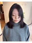 前髪なし- レイヤーカット