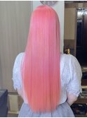 ホットピンク/ケアブリーチ/ダブルカラー/原色カラー