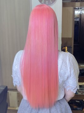 ゴリラビスケッツ(GORILLA BISCUITS) ホットピンク/ケアブリーチ/ダブルカラー/原色カラー