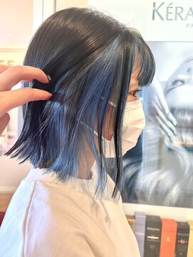 コワファースト  させぼ五番街店(COIFF1RST) ミズイロ×インナーカラー