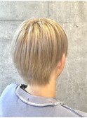 MEN’S/フェザーパーマ/サーフカール/刈り上げセンターパート