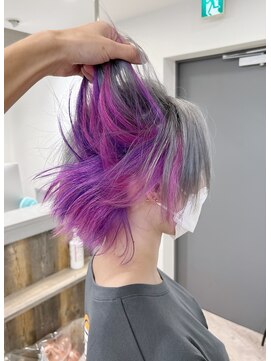 アンドソー 池袋(&so.) ハイトーンカラー/ホワイトブロンド／レイヤーカット/池袋