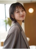 くびれボブレイヤーショートココアブラウン本厚木20代～50代