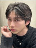 men's/メンズ/メンズカット/韓国/黒染/顔周り/マッシュ/池袋