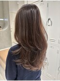 天神大名レイヤーカット大人レイヤーくびれヘアロング今泉
