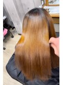 ブリーチしてても叶う　ケア美髪縮毛矯正