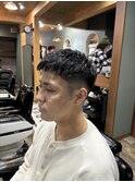 MEN’S/リバースセンターパート/ニュアンスパーマ/柏