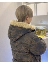 アンジェリカラボ 高田店(ANGELICA LABO)&nbsp;【ANGELICA LABO 高田店 店長 市川誠人】ホワイトグレージュ