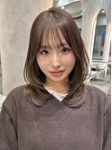 ミディアムレイヤーくびれミディアム イメチェン