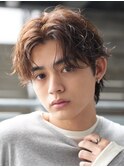 フェザーショートフェザーパーマニュアンスパーマショートヘア