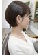 アンネル(An nelle)の写真/【栄★スグ】白髪・うねりも扱いやすく。大人の若見えショート。