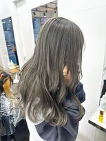 アルボ バイ ミラ 心斎橋(ARVO by MILA)&nbsp;心斎橋/レイヤーカット/ダブルカラー/オリーブベージュ