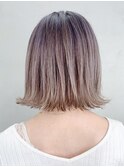 シルバーボブ_ココアブラウンフリンジウェーブ_ba297071