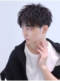 前髪デザイン、イケメンショート