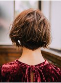 くしゃウェットショートボブ/20代/30代/40代/50代/倉敷駅/白楽町